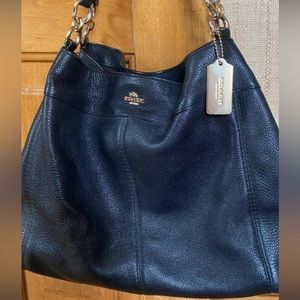 Coach leather bag